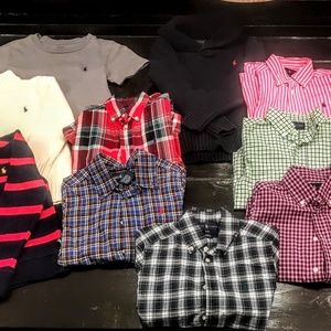 12 Ralph Lauren boy shirt bundle!